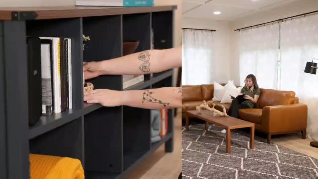 Amazon.com: Joaxswe 8 Cube Book Shelf, Farmhouse Wood Long Storage